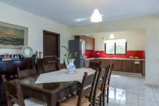 Dining room and kitchen